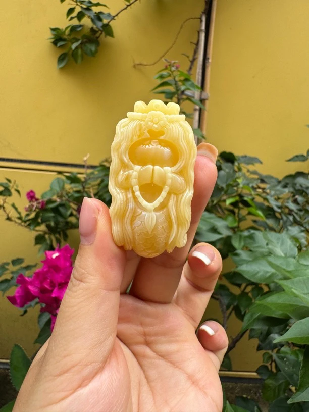 天然蜜蜡浓妖蜡质美人鱼系列，品质一绝