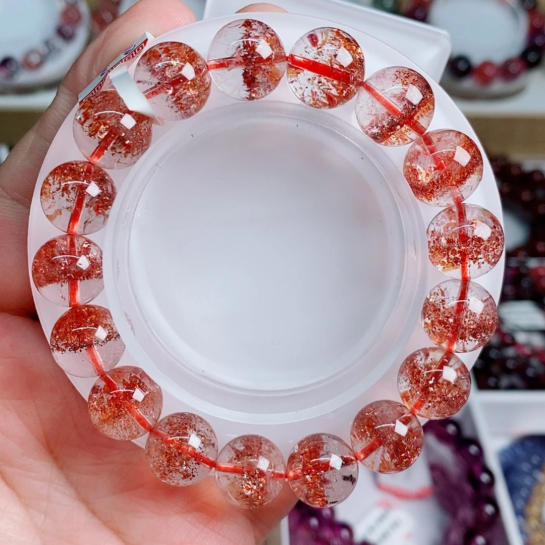 水晶手链未镶嵌金草莓