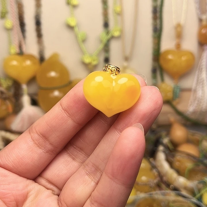 蜜蜡颈饰未镶嵌蜜蜡