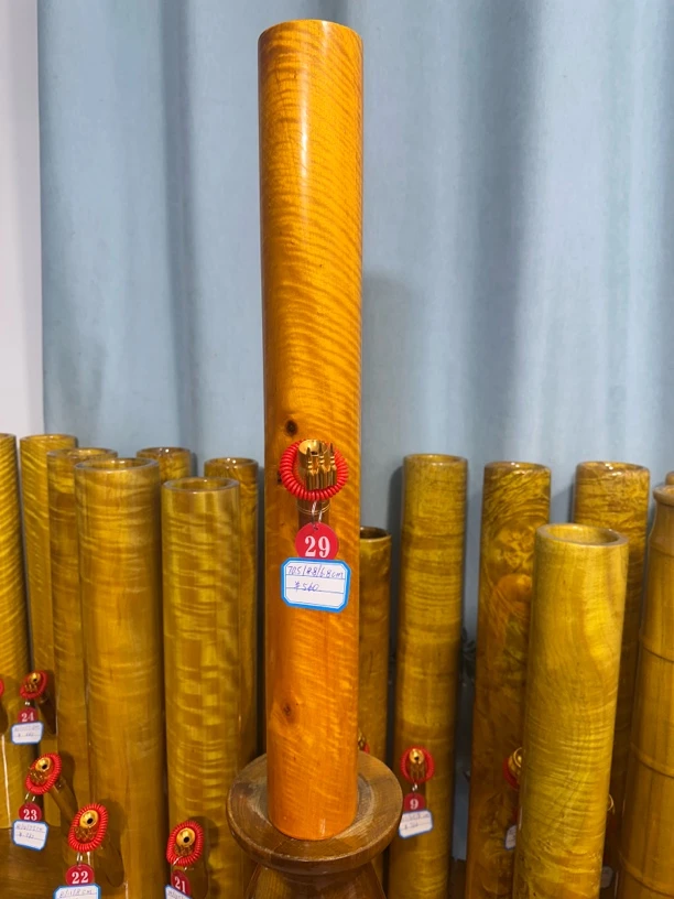 29号红金樟水咽筒家居摆件