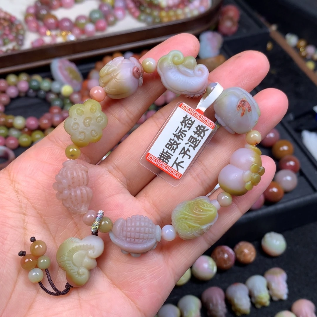 玛瑙/玉髓未镶嵌手链