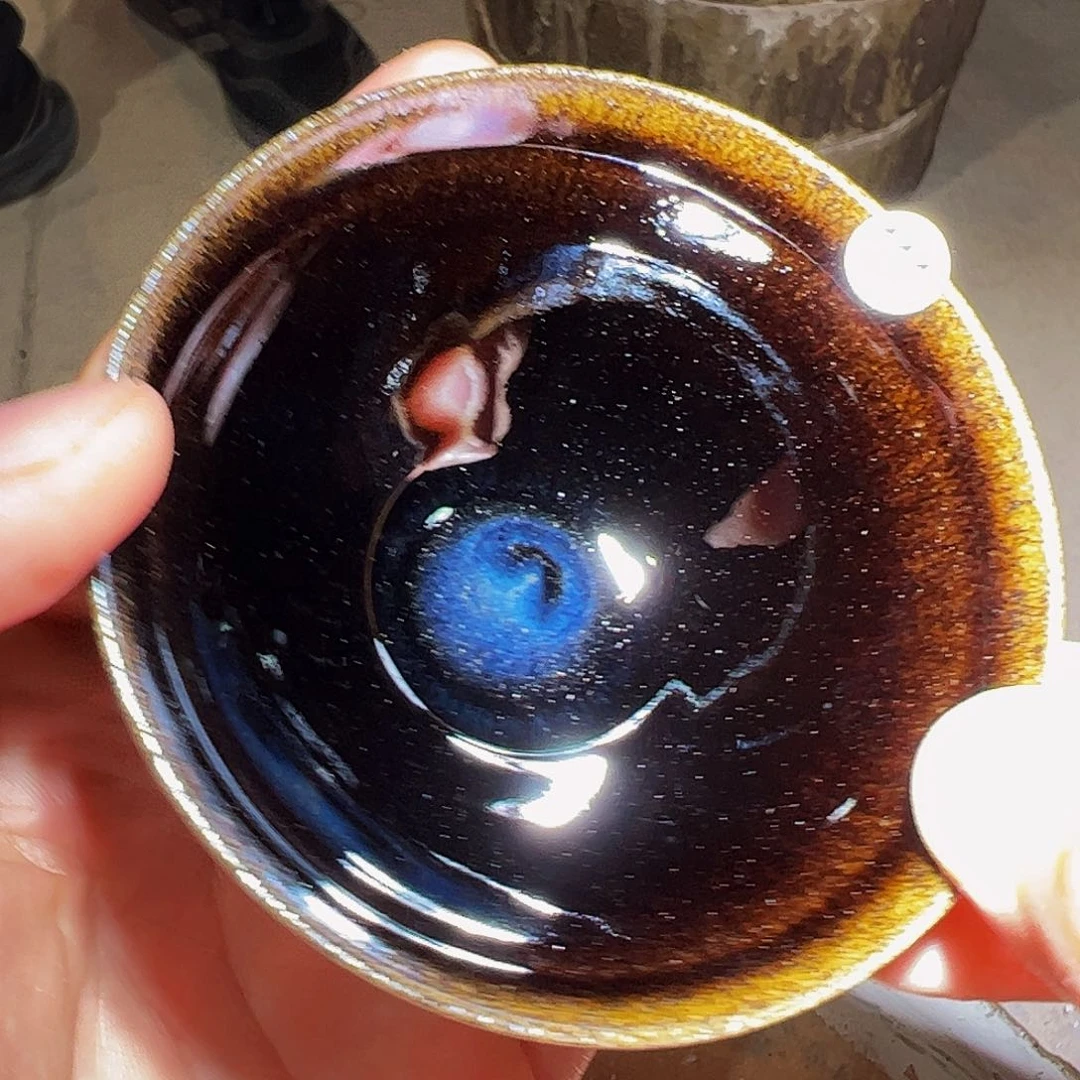 永***鹰茶盏111瑕宝200行知建盏合一窑