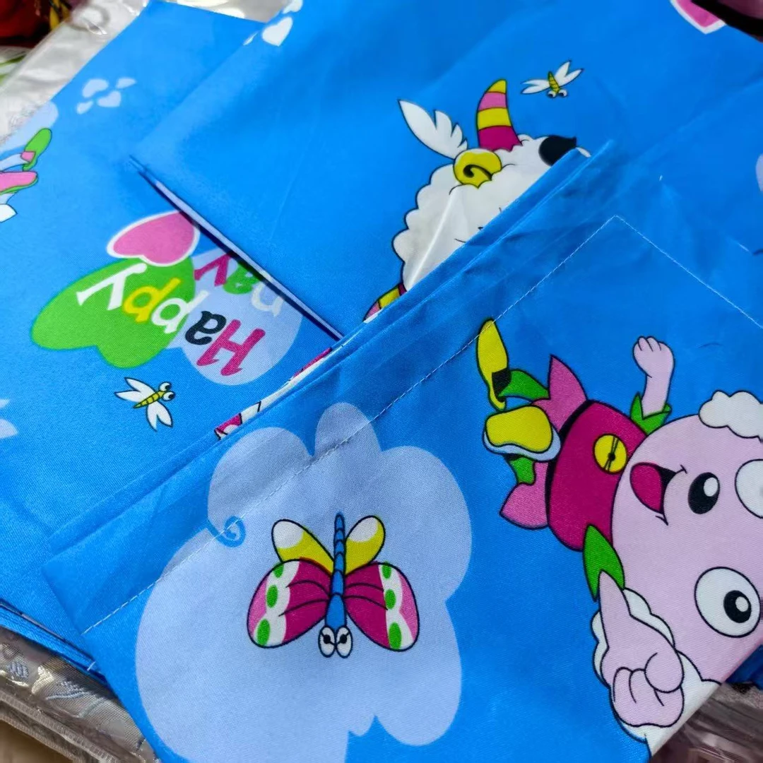 بالىلار يۈرۈش لىكى 枕亲肤卡通动漫枕巾95%以上被套合格品加厚