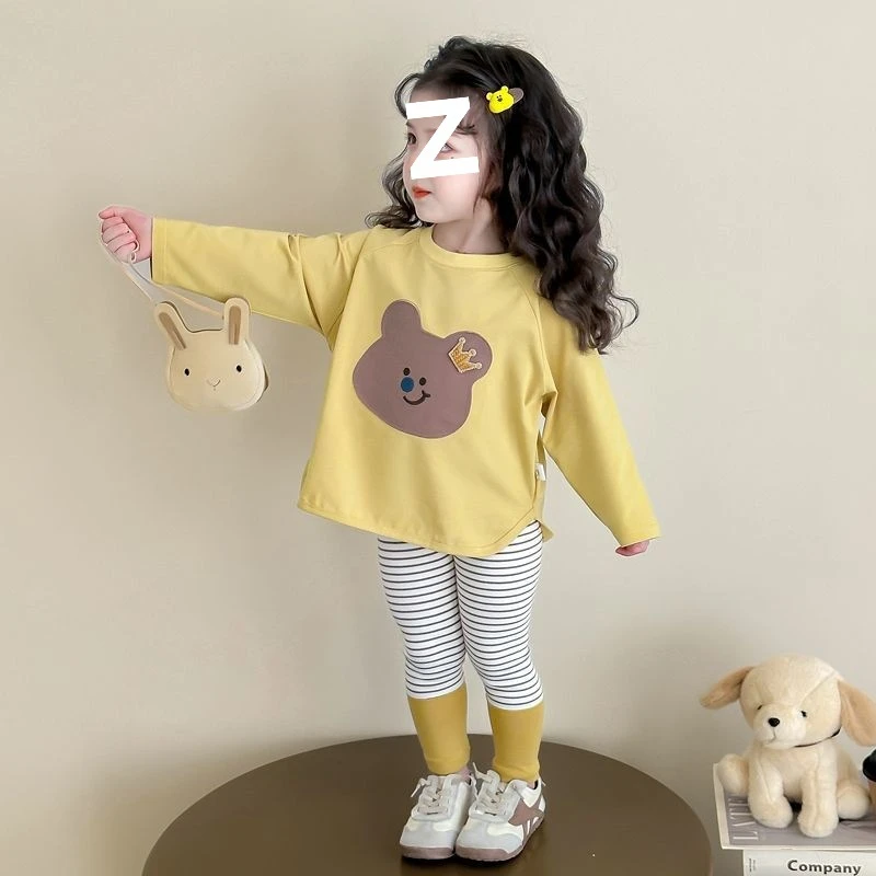 2025年新款女童秋装套装新款儿童中小童女宝宝秋季两件套女孩春秋