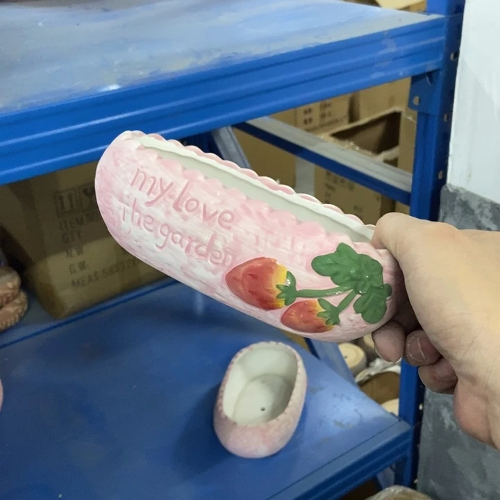 陶瓷花盆单场满9.9发16*8*5.5