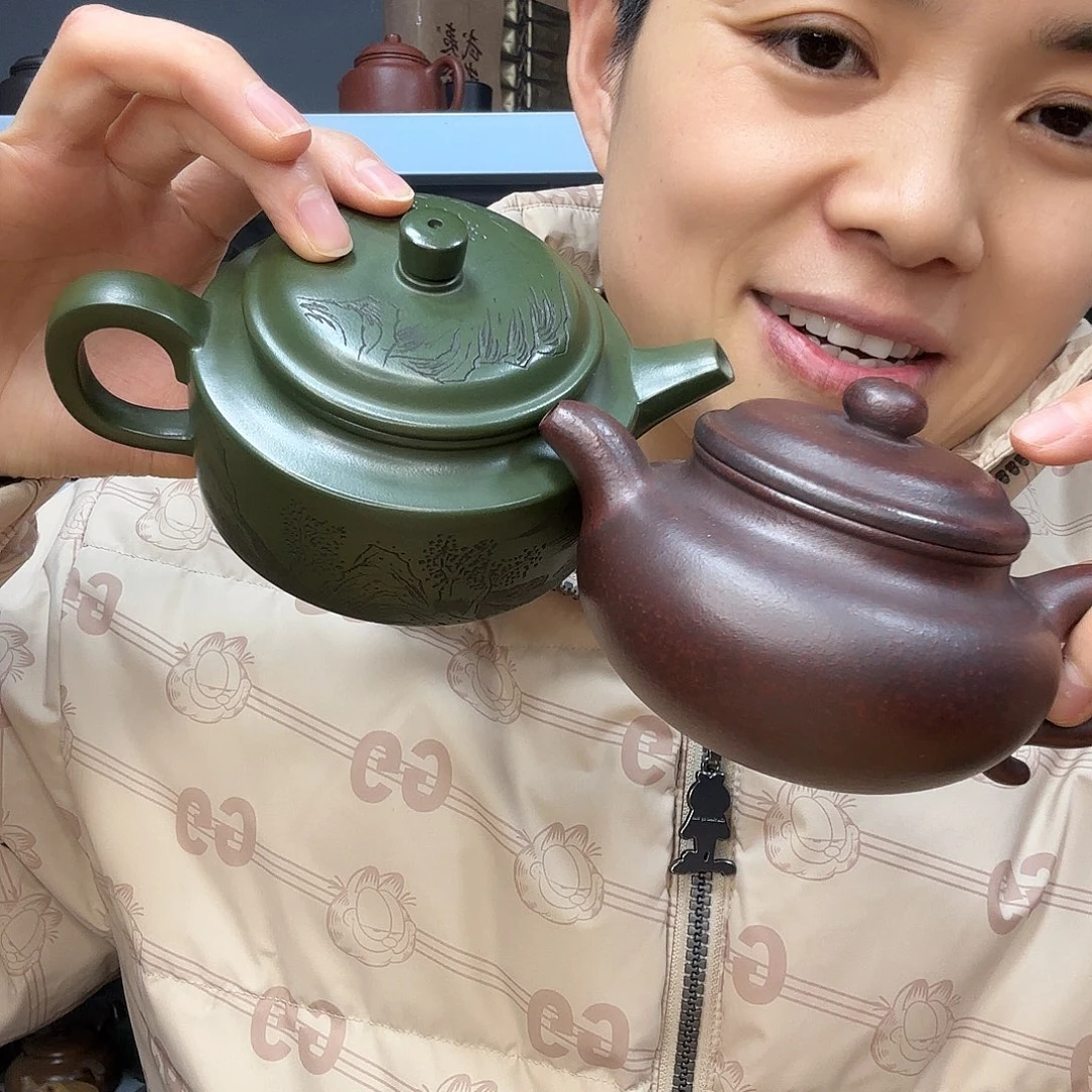 紫砂茶壶民间手艺人全手工制作