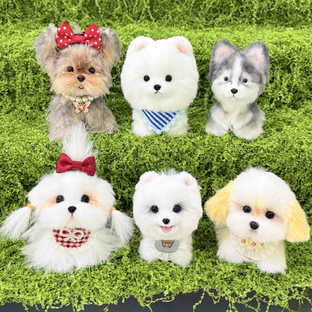 【直播间选款】手工扭扭棒小狗成品毛绒玩偶女生生日礼物手工玩偶