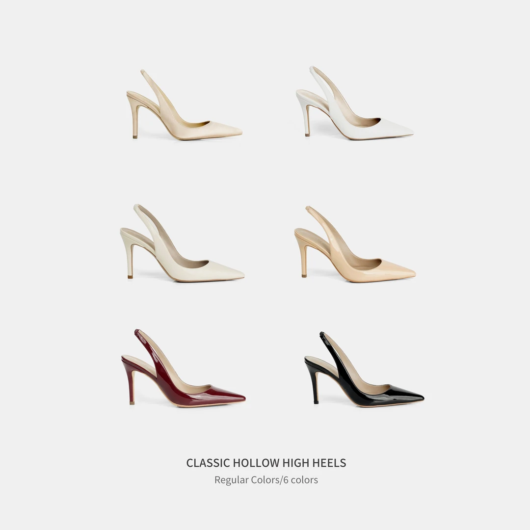 Cihi‘LUXE HEELS’后空定制diy线条/颜色  浅口高跟单鞋系列