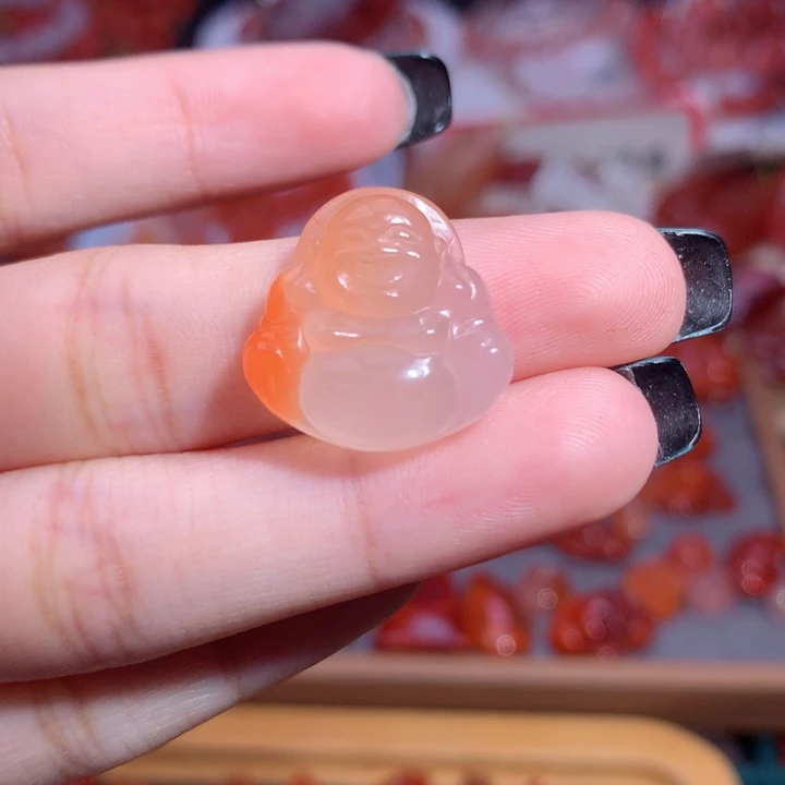 南红玛瑙未镶嵌南红佛牌