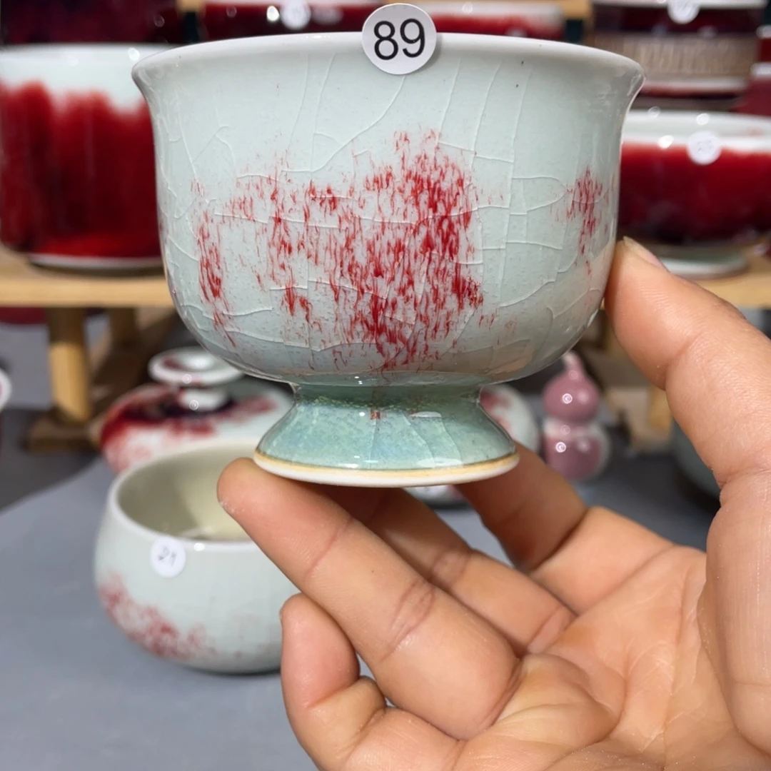 瓷片纯手工制作……微微瑕