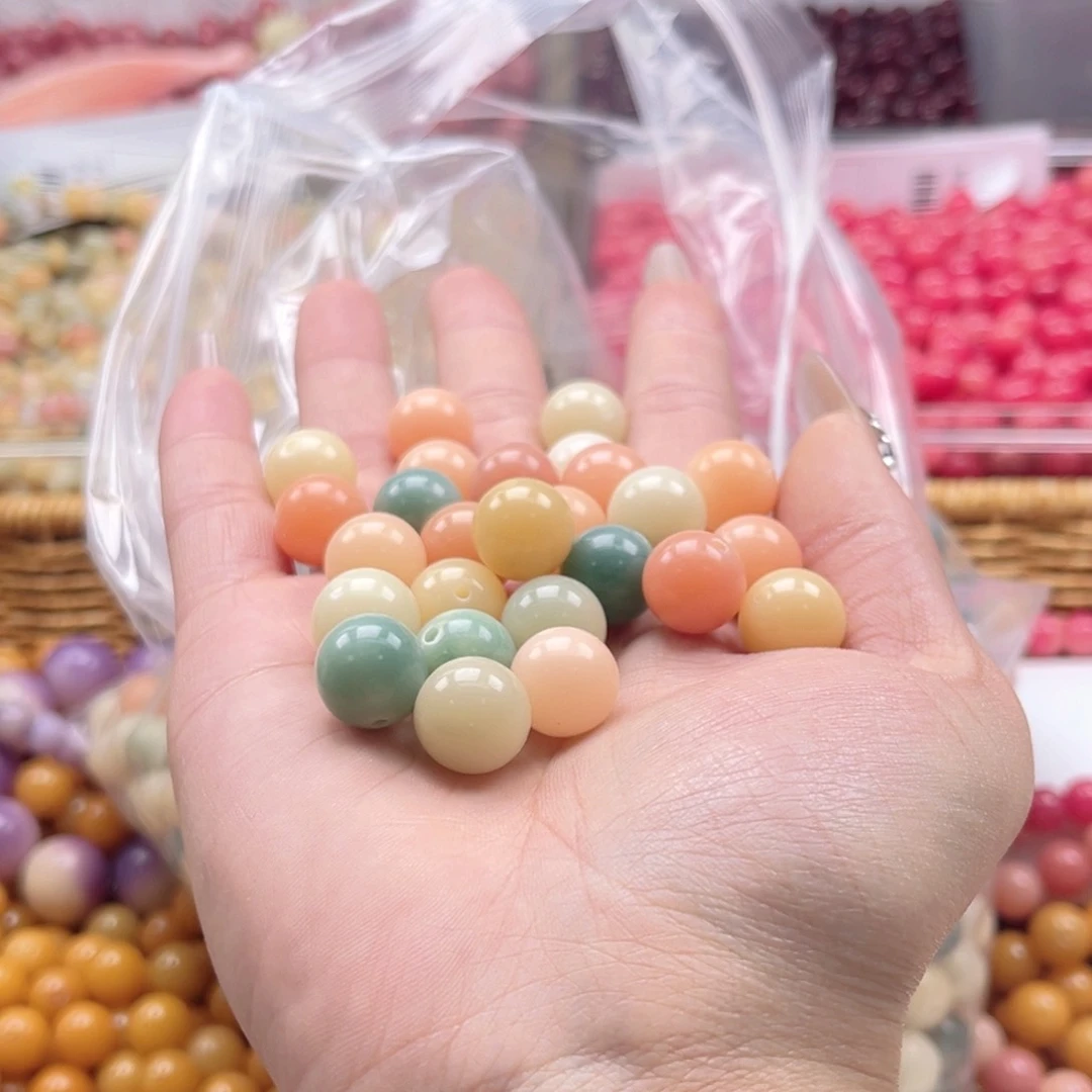 白玉菩提吊坠z11.75mm108颗。多宝