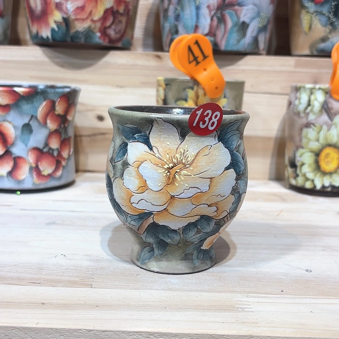 紫砂花盆手工花盆默认微瑕8/9