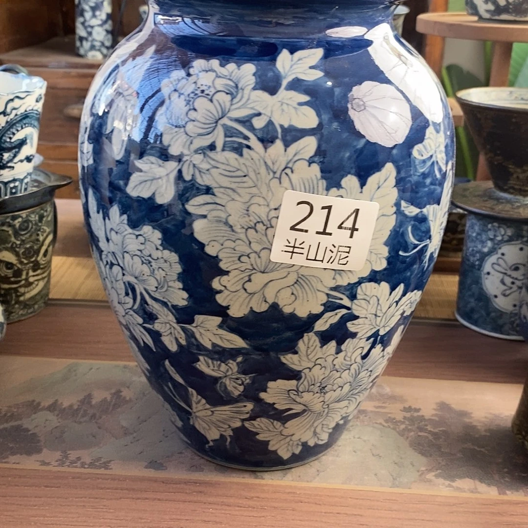陶手工手绘青花高温陶瓷