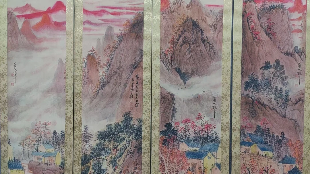 【盛泽】精品四条屏装饰画通用链接
