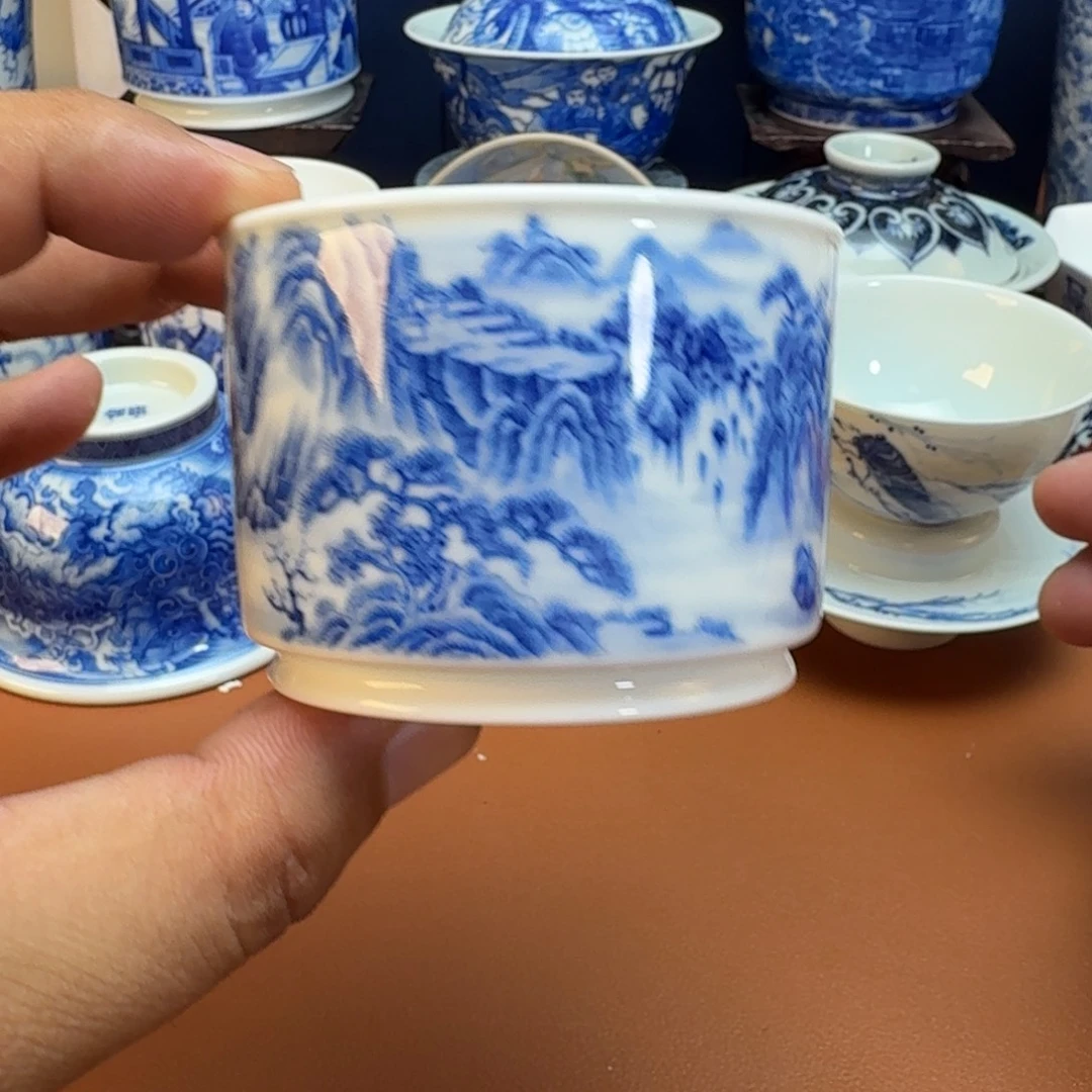 杯子景德镇全手工手绘陶瓷