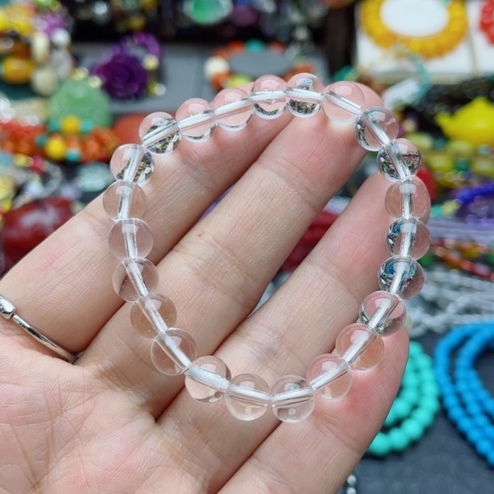 树脂制品12号白色手链