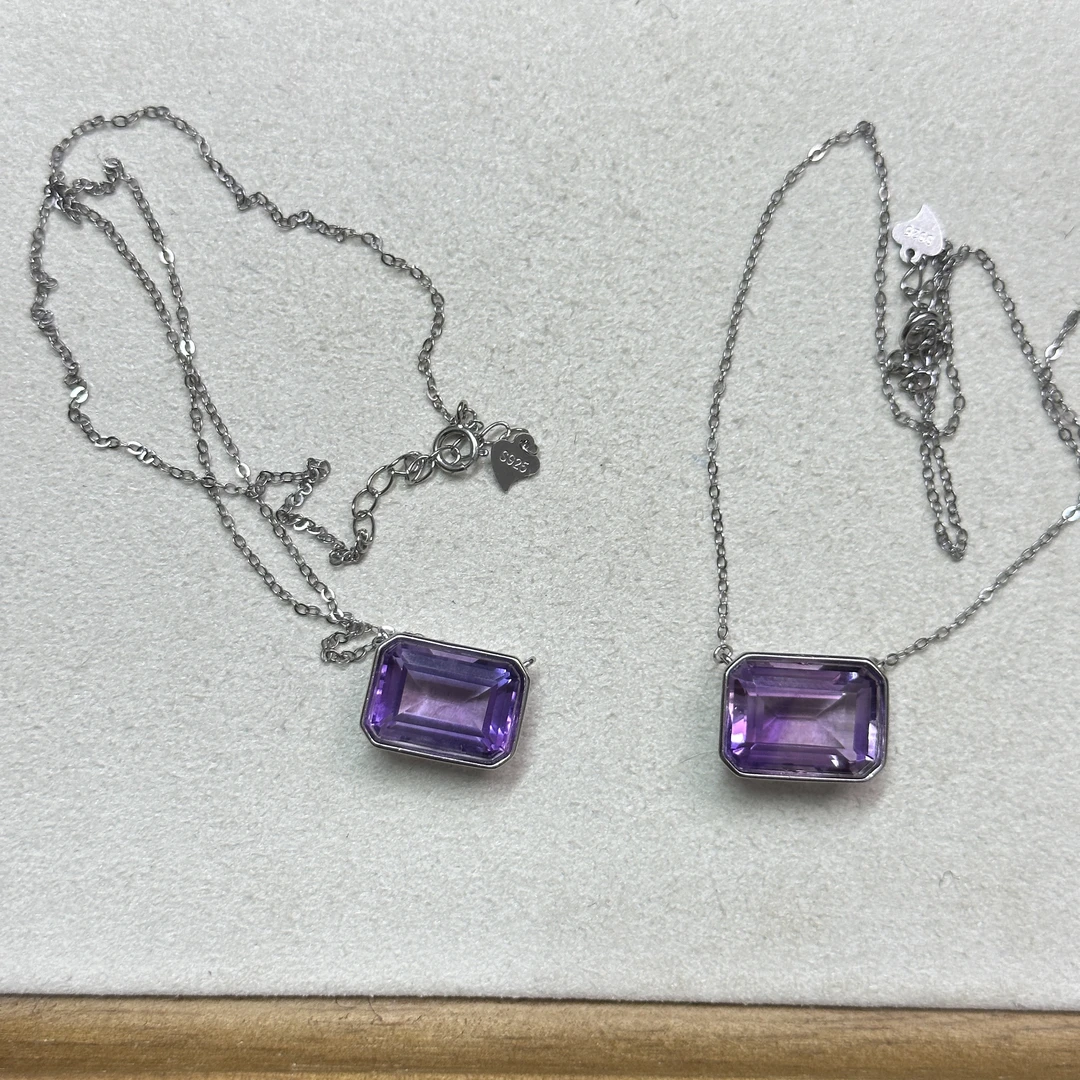 【E103】紫水晶吊坠多样性发其一