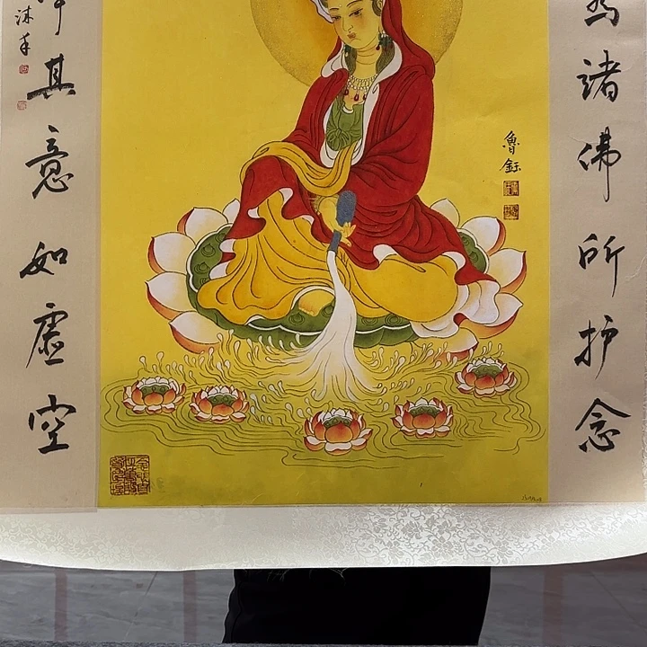 国画鲁钰老师展览原作