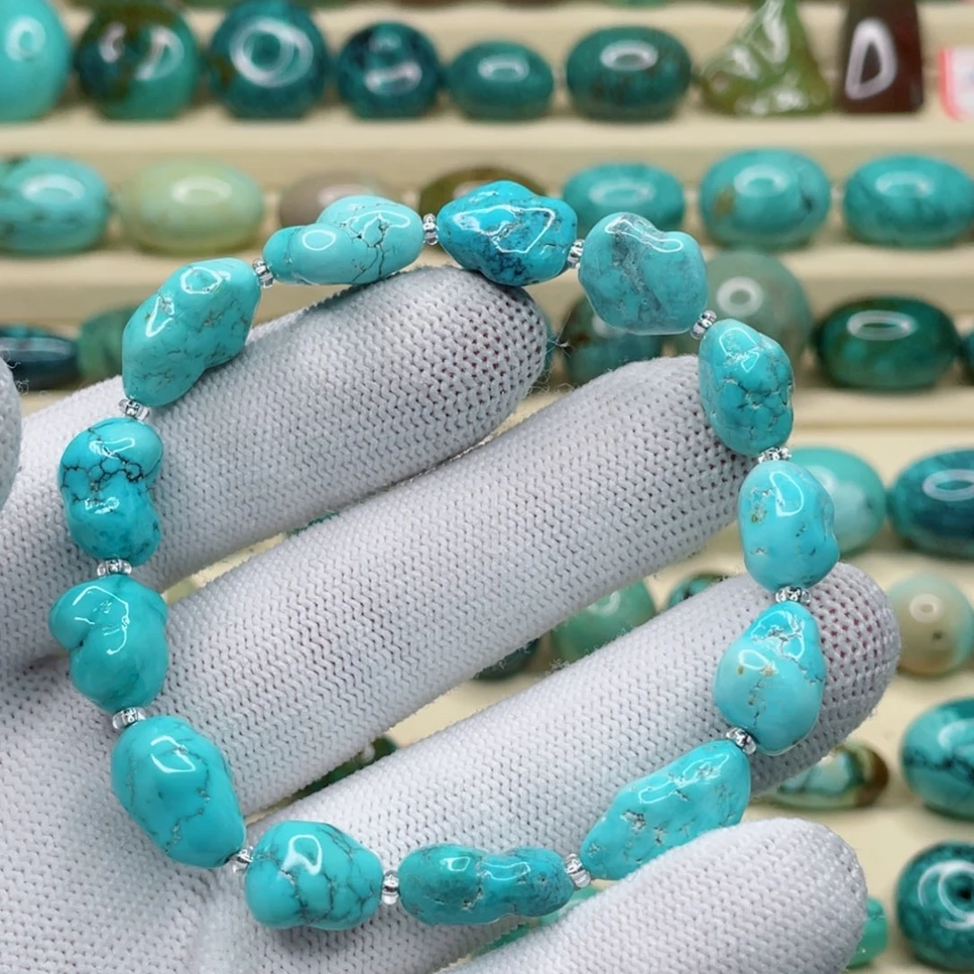 未镶嵌绿松石珠宝奇石