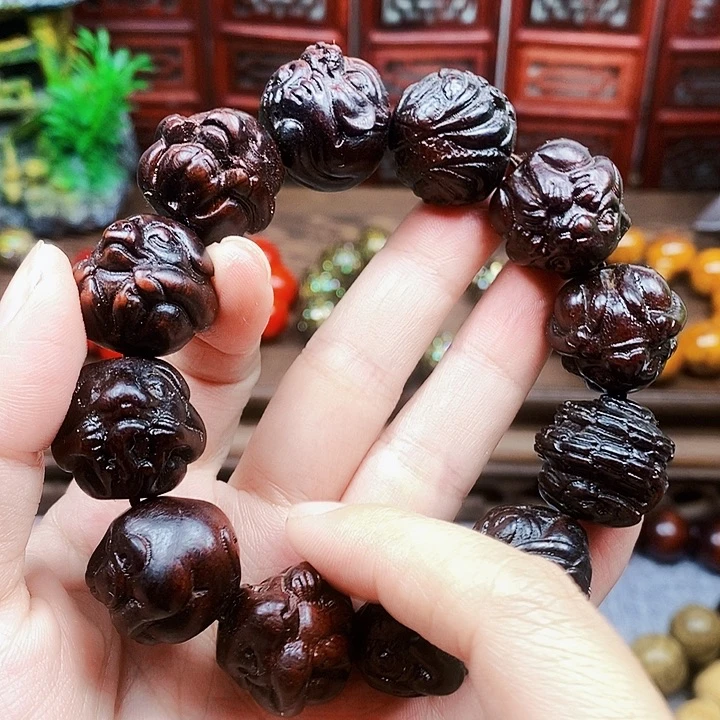 缘***此非洲檀香手串/手链小叶紫檀