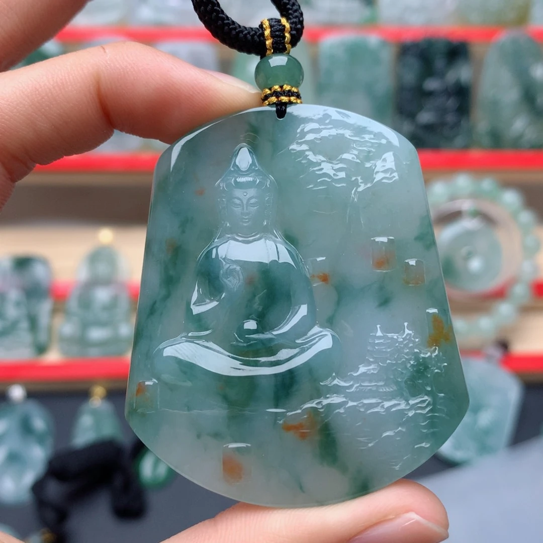翡翠颈饰未镶嵌梦****你素衣