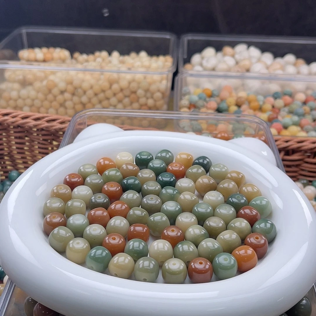 白玉菩提吊坠q13mm/50+10颗