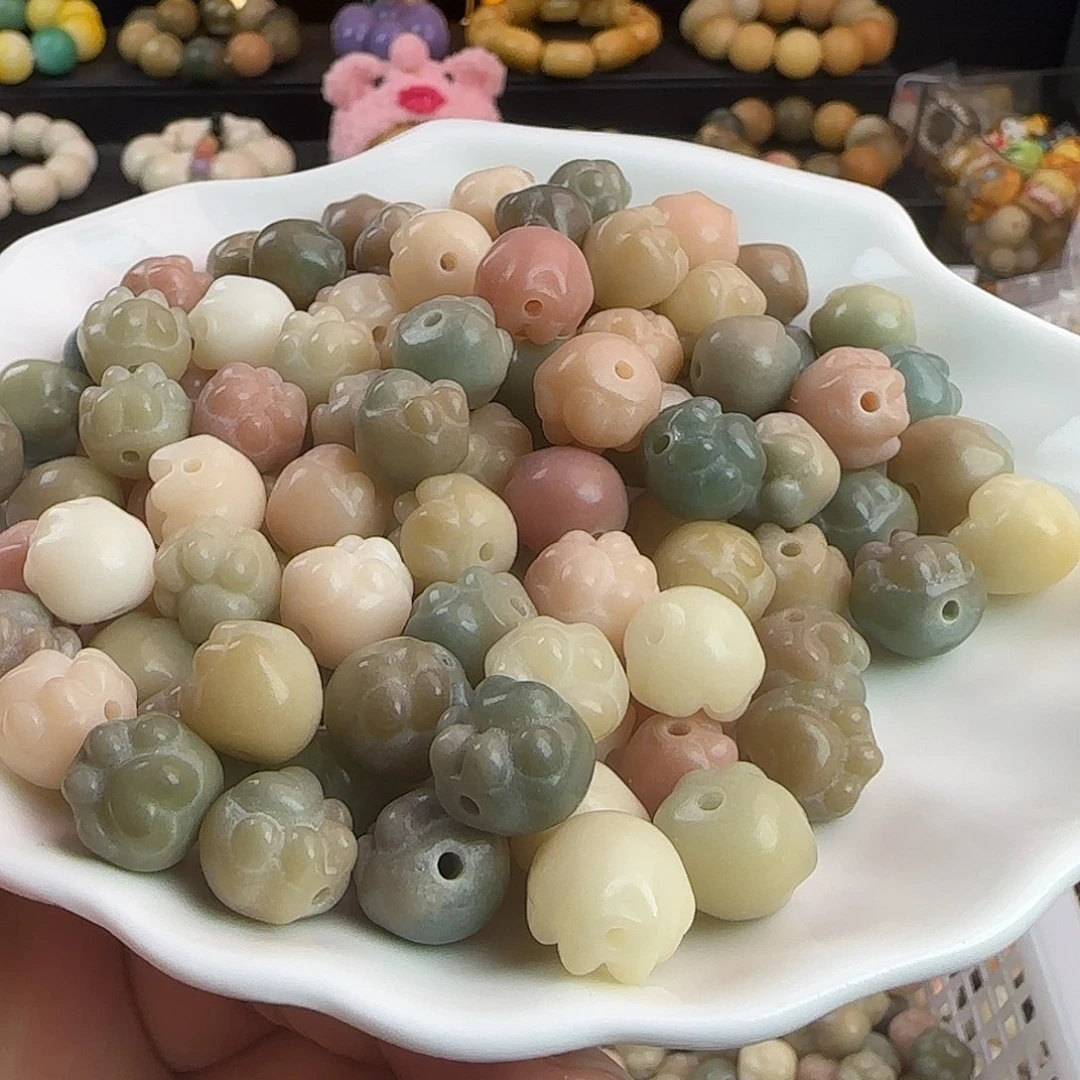 手串菩提根/象牙果卡12玛卡龙熊爪20颗