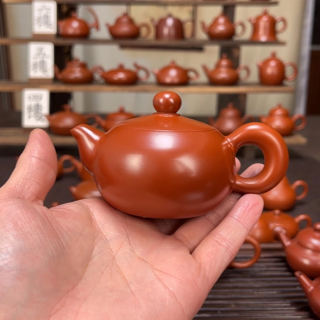 后***来茶壶紫砂精工贵妃120cv
