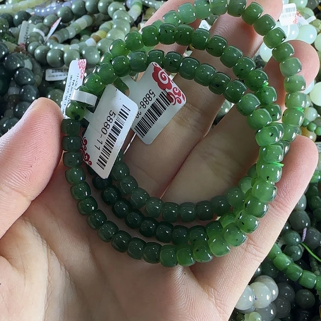 和田玉手链未镶嵌随机发一