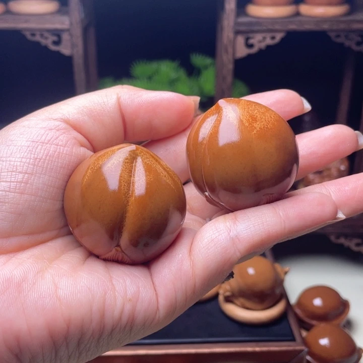 吊坠橄榄核寿桃手球3.5
