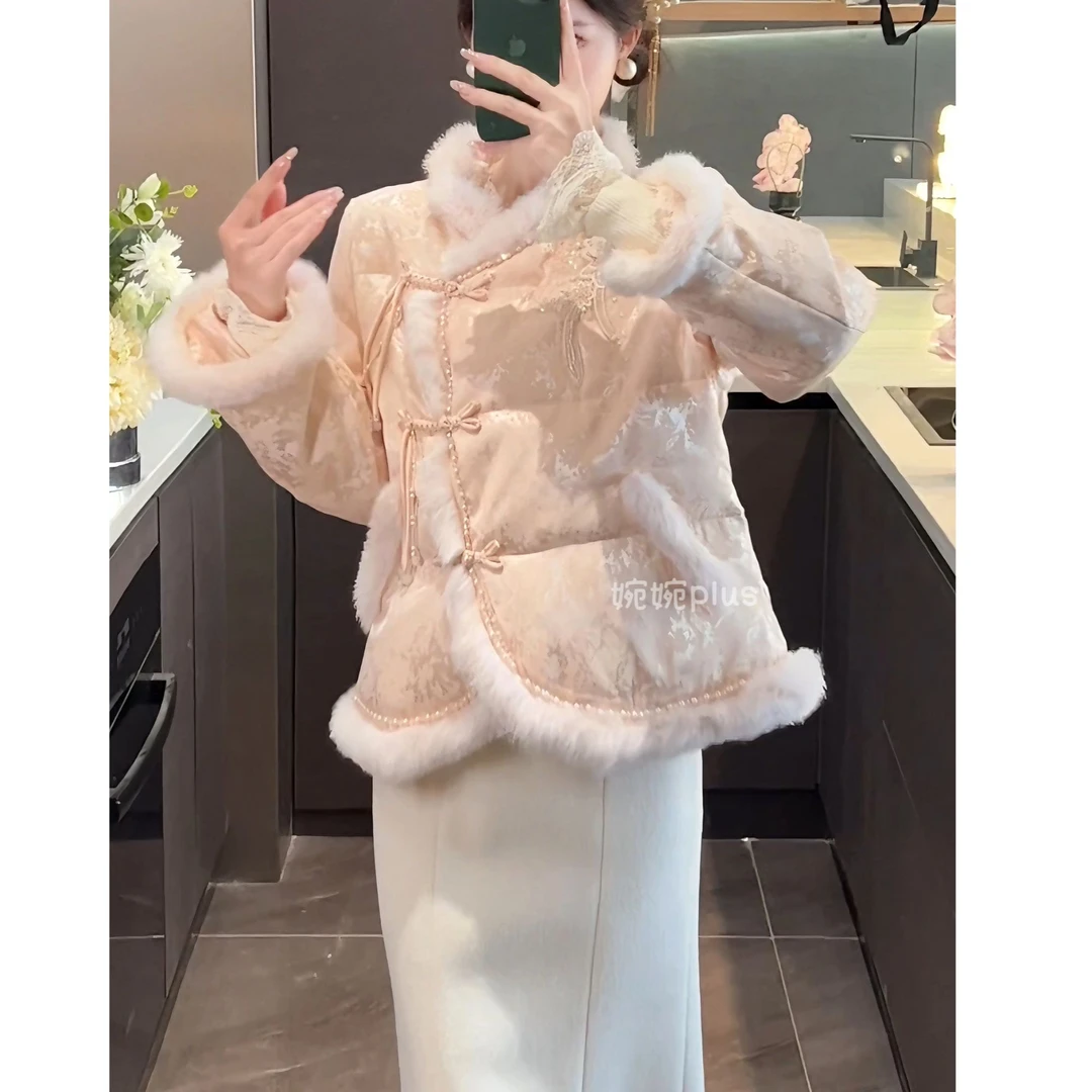 【婉婉定制】【琥珀琉璃】羽绒服CDW4YRF1502D网红白色时尚