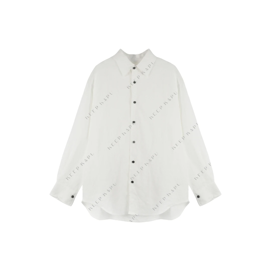 KEEP KAPU靠谱【Geek chic】松弛不失调性~百搭100苎麻衬衫KP253094