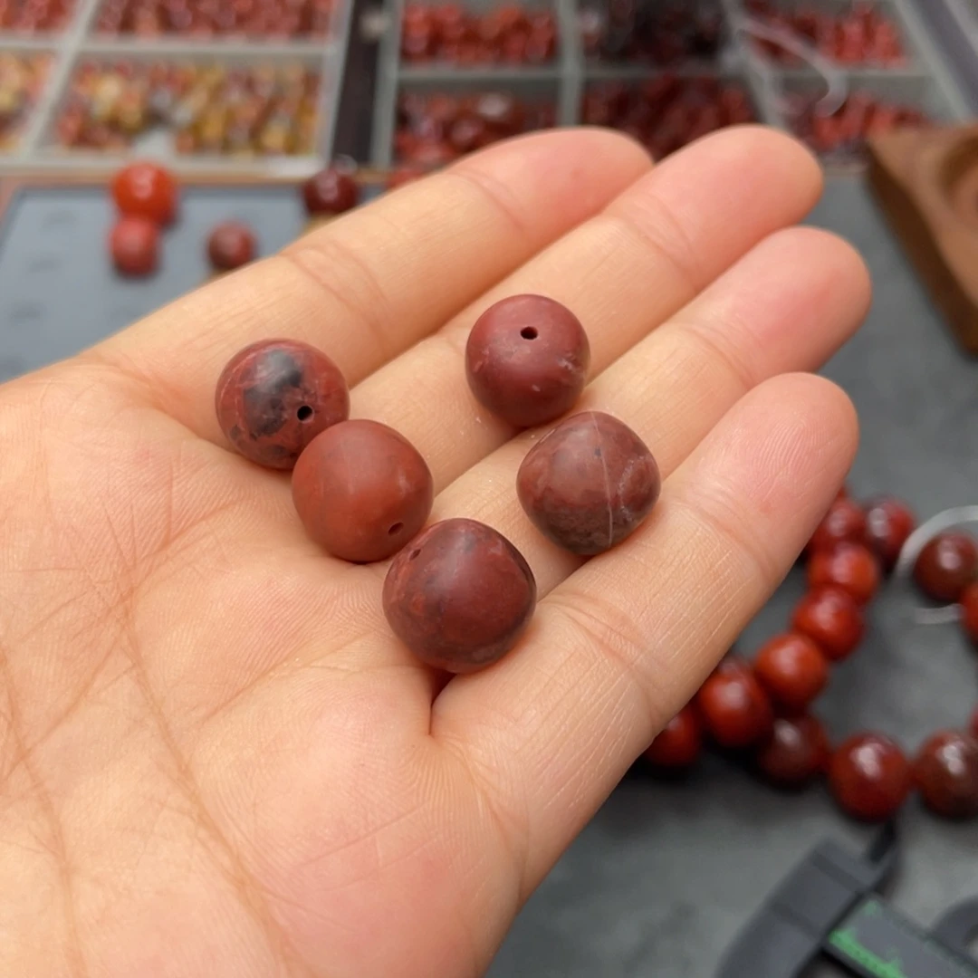 南红玛瑙单珠12多样性发1未镶嵌
