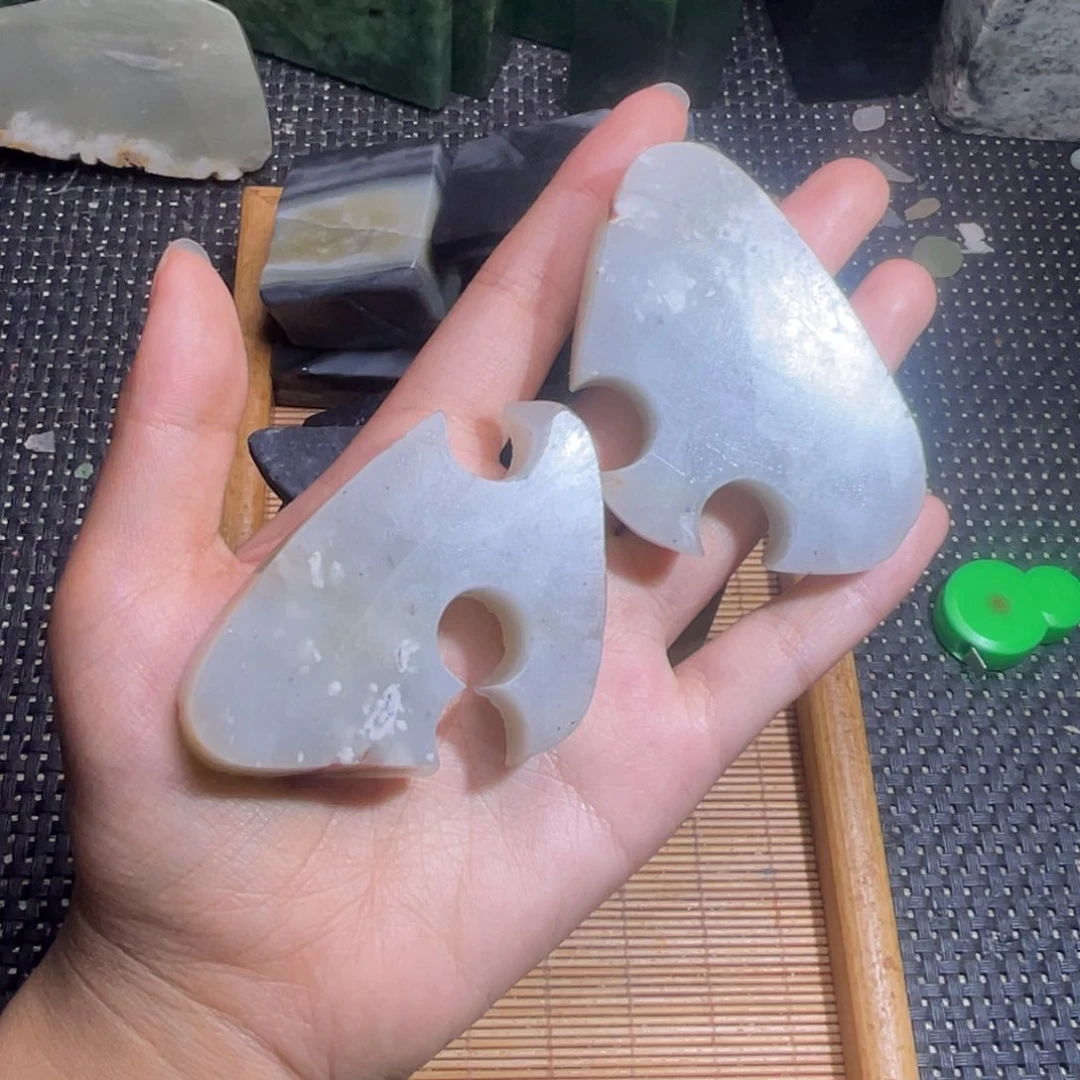 未镶嵌和田玉珠宝半成品新****仙