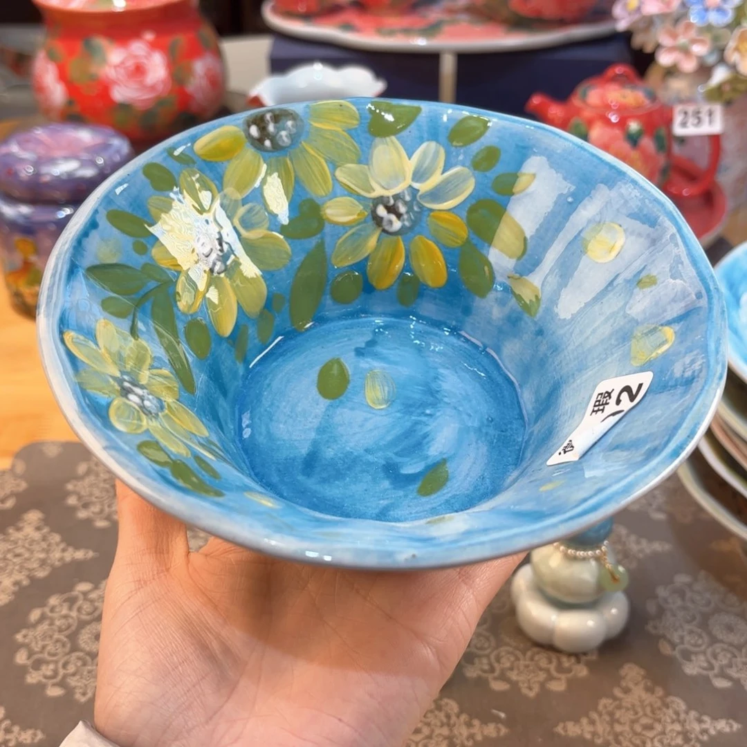 景德镇手绘高温釉下彩陶瓷茶具