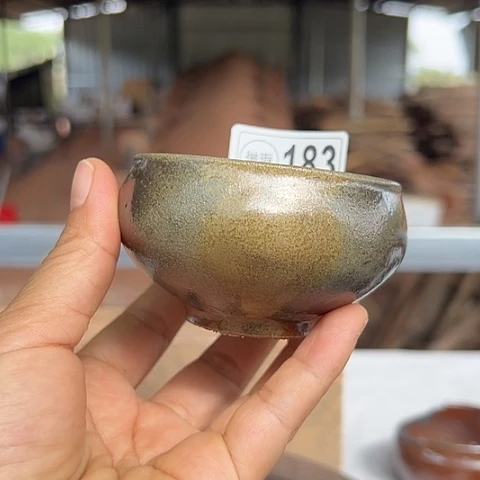 ****位戬谷龙窑柴烧茶杯183