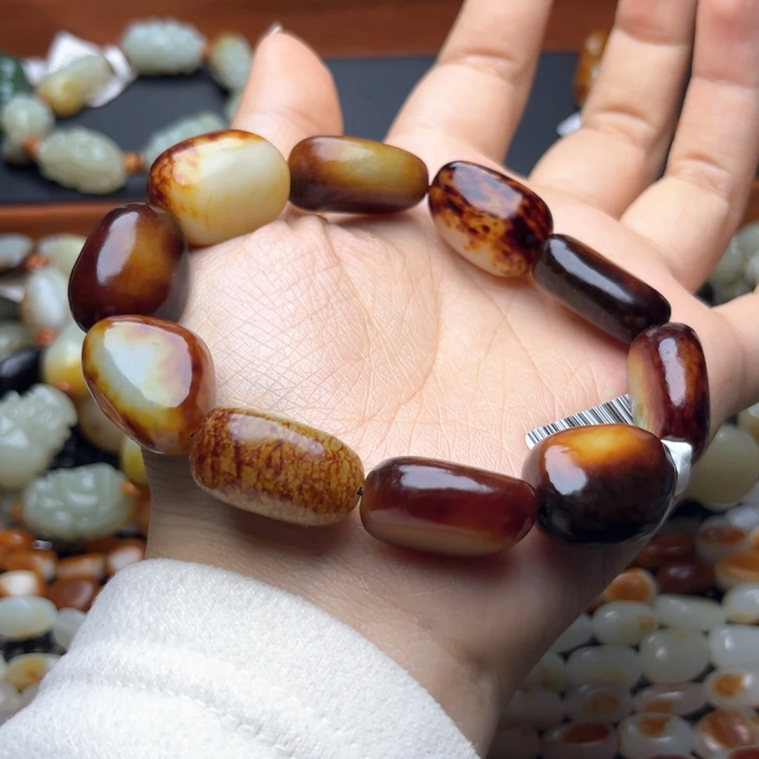 和田玉手链未镶嵌@*杰