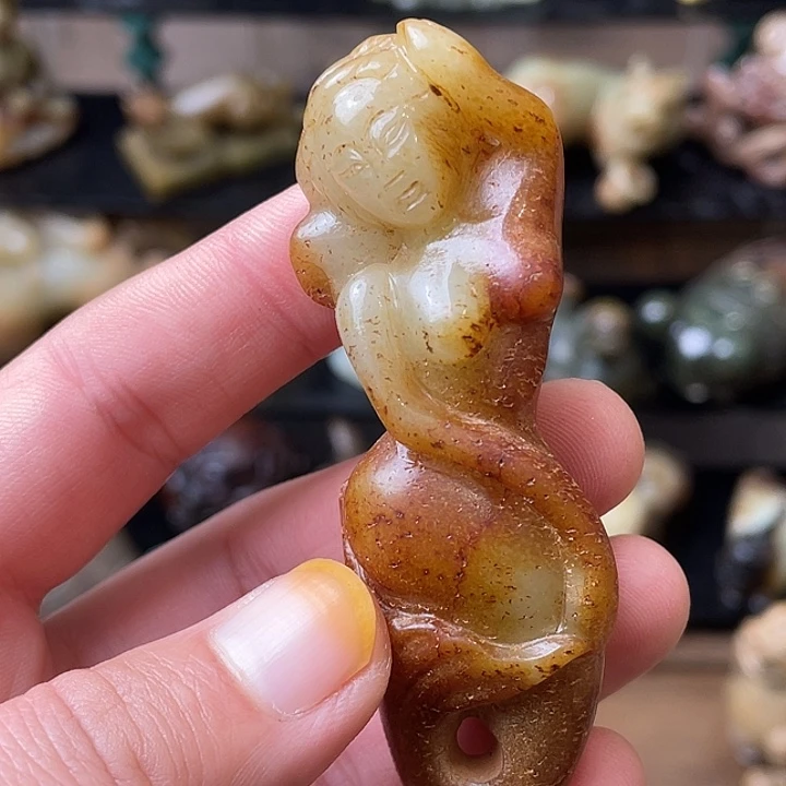 和田玉（糖玉）未镶嵌颈饰