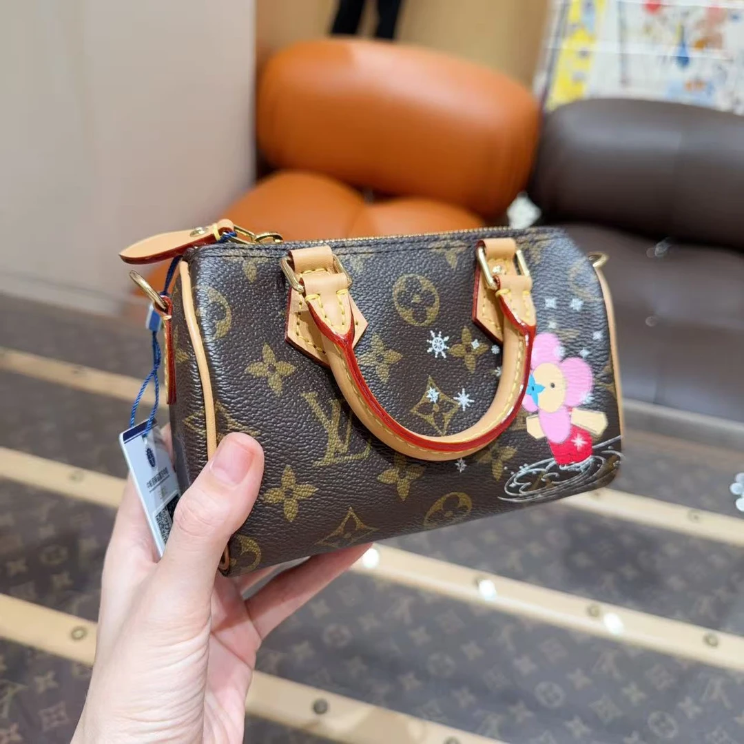 99新 LouisVuitton/路易威登 路易威登/Lv 圣诞限量款speedy na