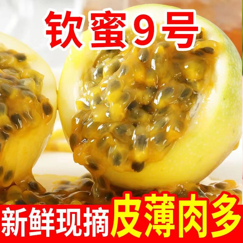 【纯香果】正宗百香果钦蜜9号黄金百香果广西新鲜水果当季产地直发