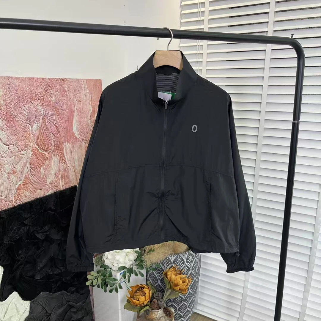 日系休闲品质「宽松立领薄款长袖」防晒外套女E5635