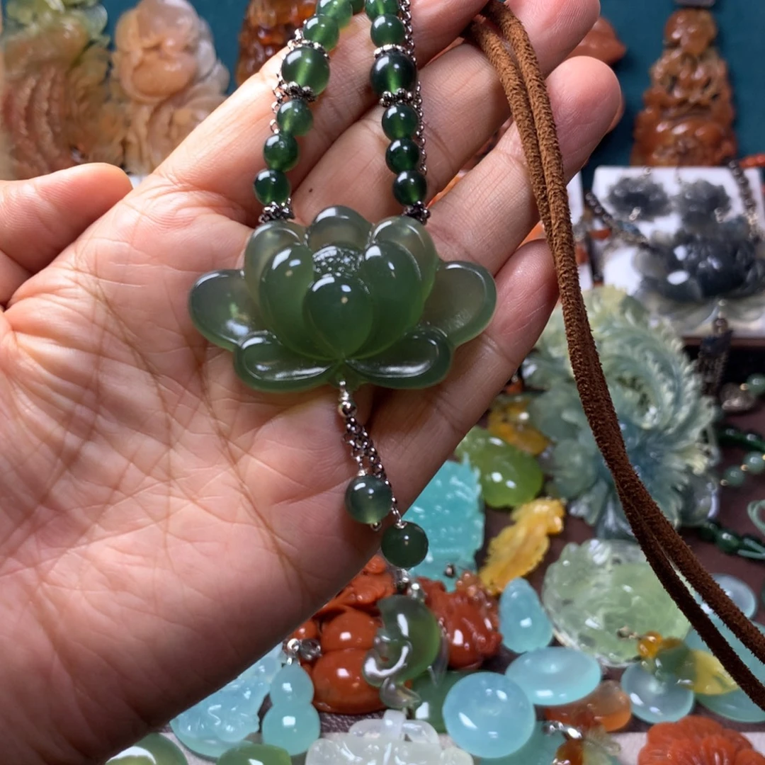 蛇纹石玉未镶嵌手链