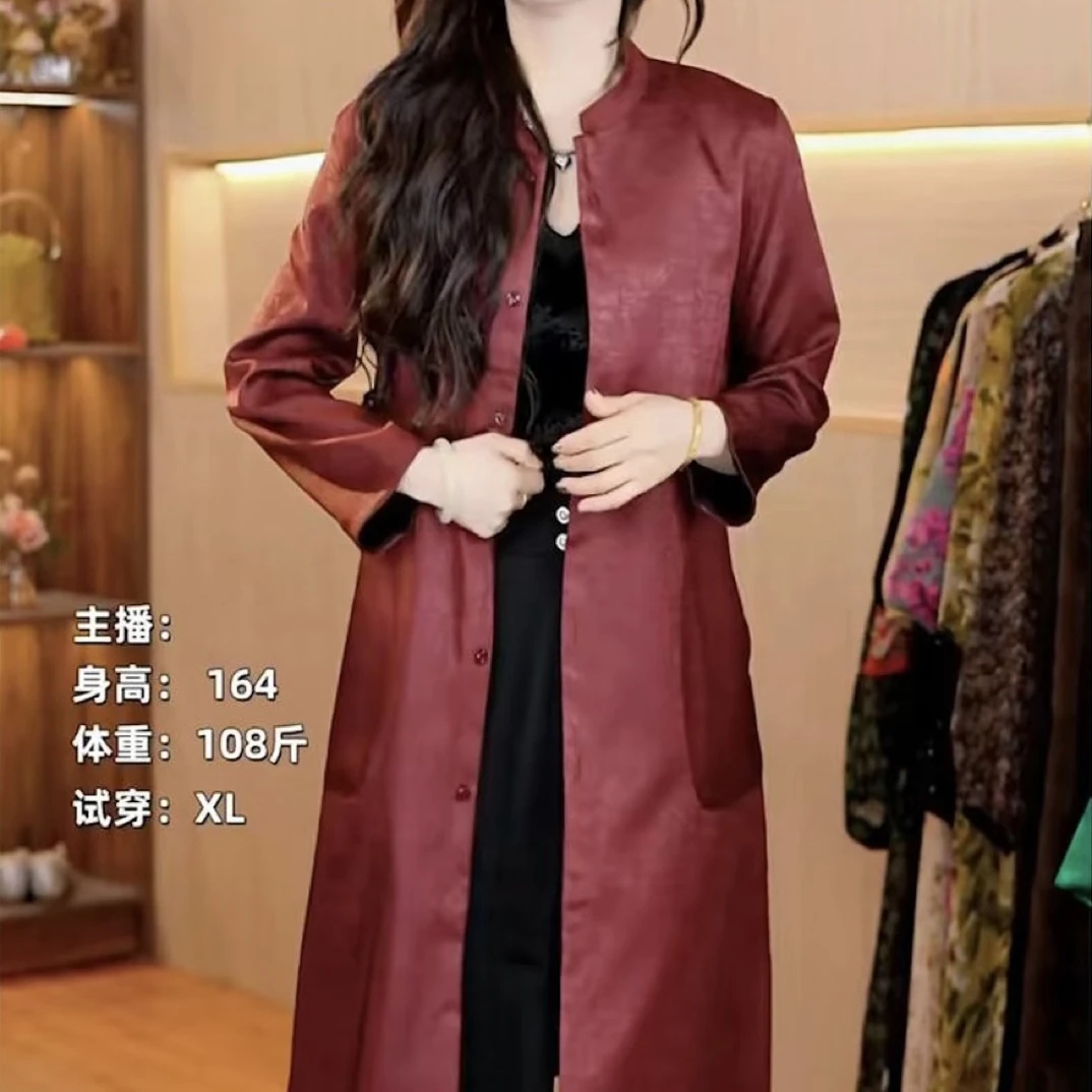 A【悠悠- 龟龙纹】新款轻奢时尚双面双穿减龄洋气新中式外套(F108)