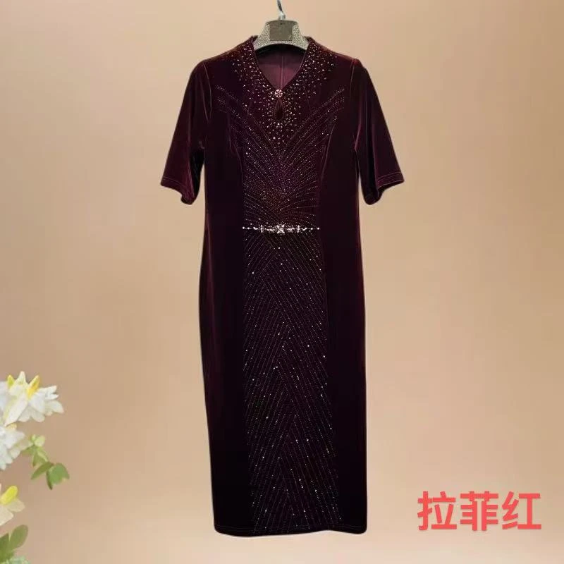 H-2563设计师高端新款气质优雅时尚显瘦百搭洋气连衣裙