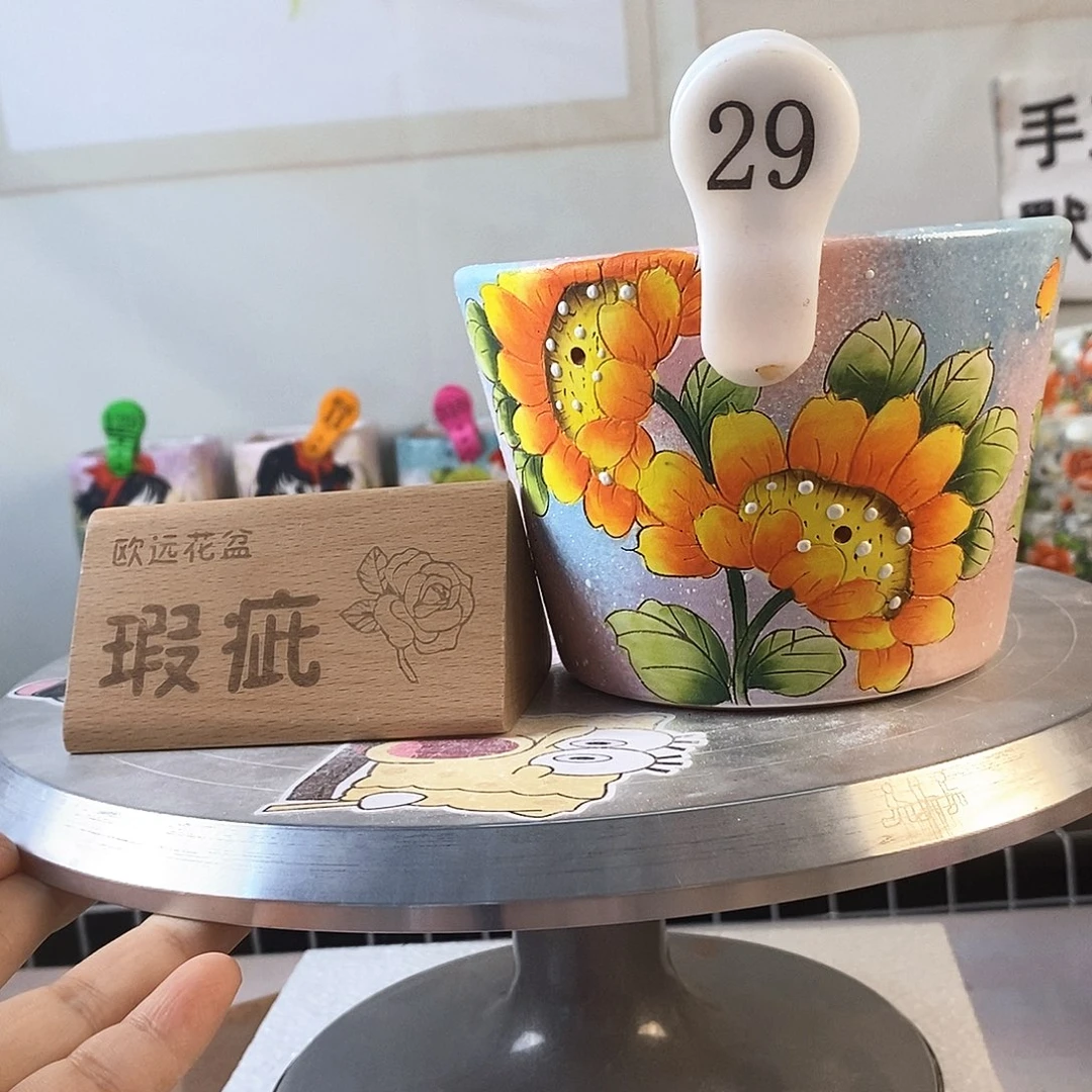 紫砂花盆满28包邮