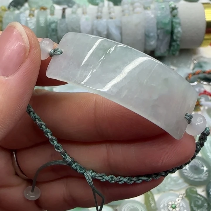 翡翠未镶嵌手链手牌