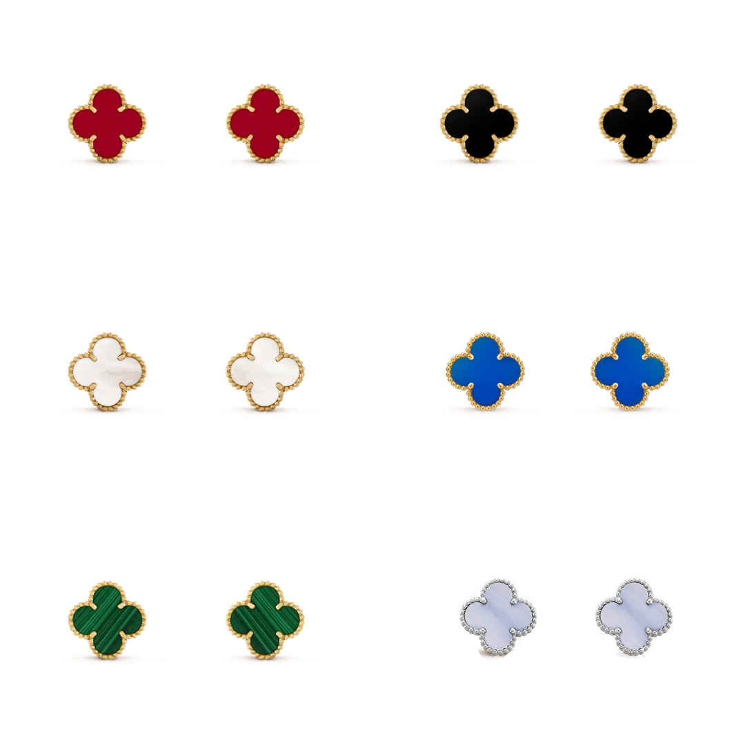 1261耳环轻奢精品白金色女士耳环赠礼盒