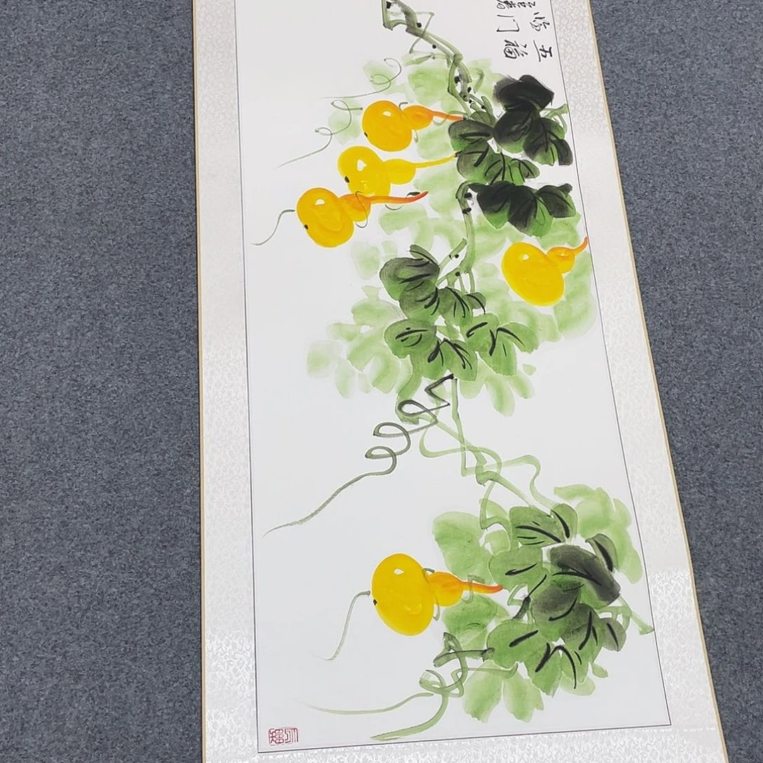 国画手绘手写作品