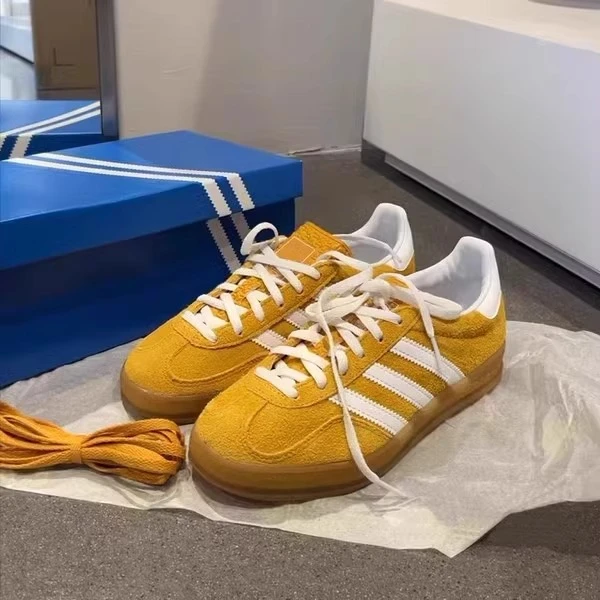 牛皮增高女鞋条纹德训鞋2025春季新款系带拼色单鞋女休闲板鞋潮