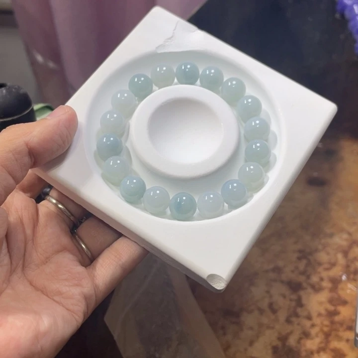****虫翡翠未镶嵌手链边角